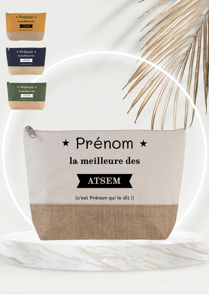trousse plusieurs couleurs cadeau personnalisé meilleure atsem