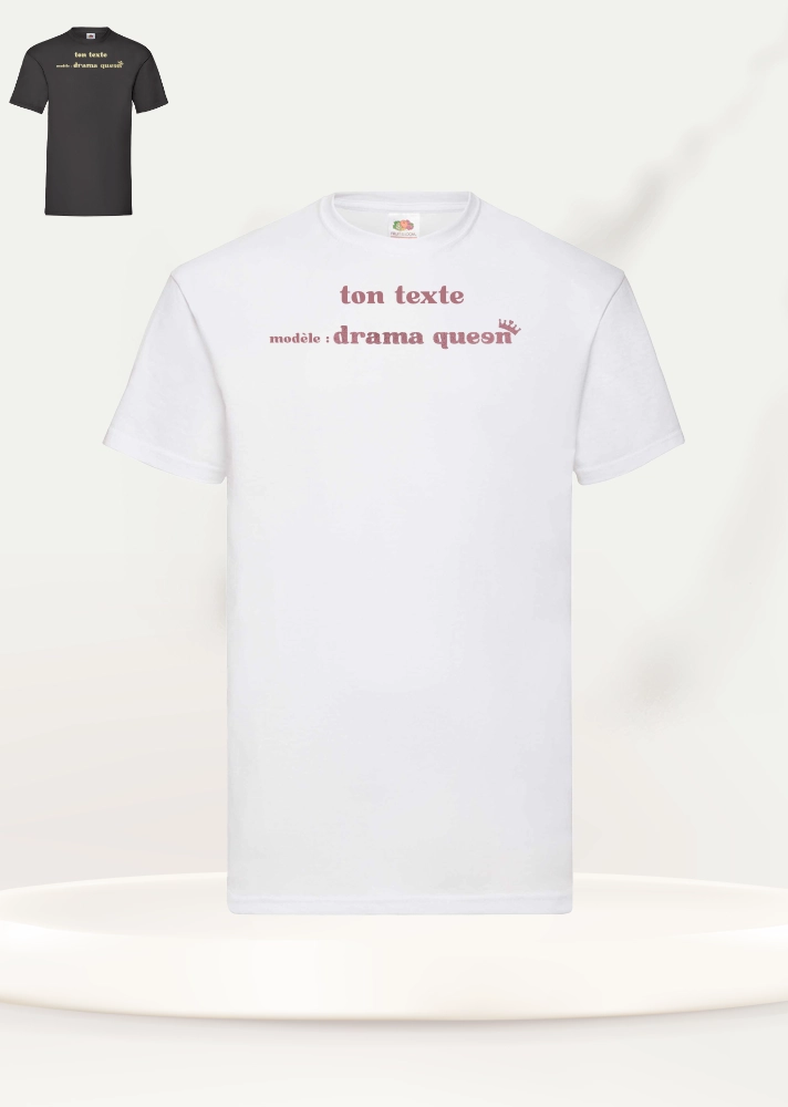 t-shirt modèle drama queen